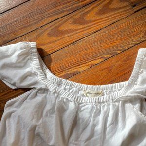 Madewell White Sleeveless Top